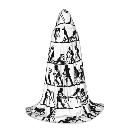 EVIUS Halloween Bodenlanger Kapuzenumhang Wrestlers Sportdruck Kapuzenumhang für Teenager EVIUS Halloween Bodenlanger Kapuzenumhang Wrestlers Sportdruck Kapuzenumhang für Teenager von EVIUS