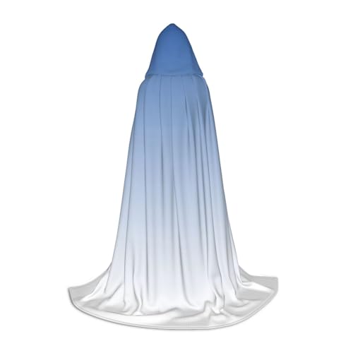 EVIUS Halloween Bodenlanger Kapuzenumhang strukturierter blauer Druck Kapuzenumhang für Teenager EVIUS Halloween Bodenlanger Kapuzenumhang strukturierter blauer Druck Kapuzenumhang für Teenager von EVIUS
