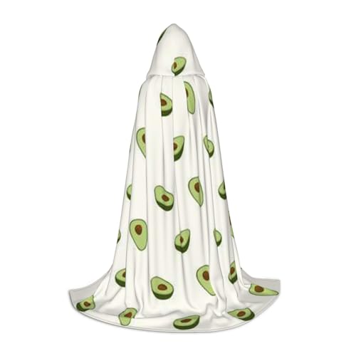 EVIUS Halloween-Umhang mit Kapuze, bodenlang, Avocado-Druck, Kapuzenumhang für Teenager EVIUS Halloween-Umhang mit Kapuze, bodenlang, Avocado-Druck, Kapuzenumhang für Teenager von EVIUS