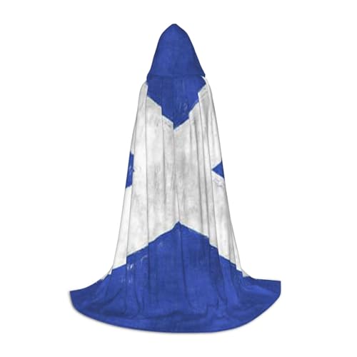 EVIUS Halloween-Umhang mit Kapuze, bodenlang, schottischer Druck, Kapuzenumhang für Teenager EVIUS Halloween-Umhang mit Kapuze, bodenlang, schottischer Druck, Kapuzenumhang für Teenager von EVIUS