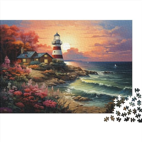 Beacon Erwachsenenpuzzle, Geschicklichkeitsspiel Ocean Spielepuzzles Für Die Ganze Familie, Ideal Als Wandbild Puzzles 1000pcs (75x50cm) von EVMILA