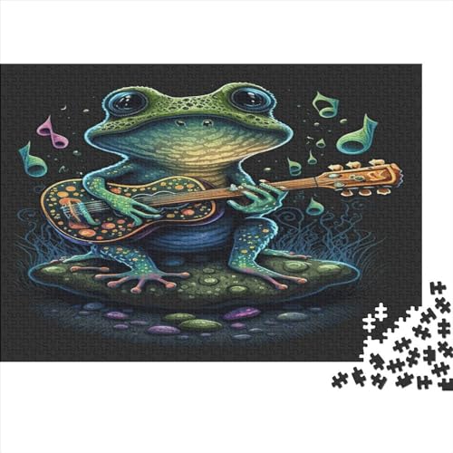 Frog Erwachsenenpuzzle, Geschicklichkeitsspiel Cartoon-Tiere Spielepuzzles Für Die Ganze Familie, Ideal Als Wandbild Puzzles 500pcs (52x38cm) von EVMILA
