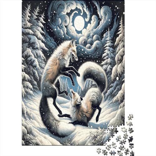 Fuchs 1000 Stück Puzzle Für Erwachsene 1000 Stück Puzzle Für Erwachsene-Crazy Süßigkeiten-1000 Stück Puzzle Große Puzzles Kinder Lernspiel Spielzeug Geschenk Puzzel 1000pcs (75x50cm) von EVMILA