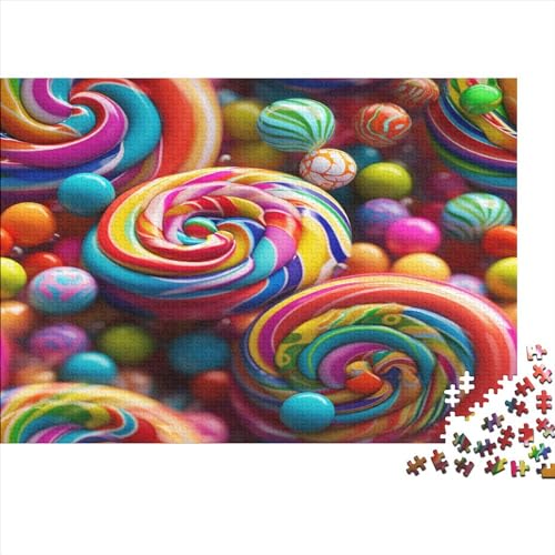 Süßigkeiten Spielepuzzles Für Erwachsene Und Jugendliche – Holzpuzzle, Buntes Puzzlespiel, Gamer Geschenk, Brain Challenge Spielen 300pcs (40x28cm) von EVMILA