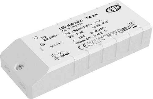 EVN PLK718 LED-Treiber Konstantstrom 700mA 1St. von EVN