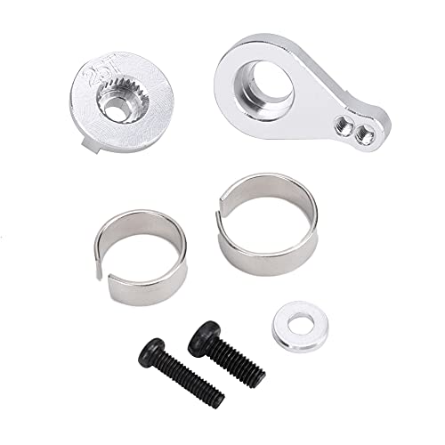 25T Puffer Lenkung Arm Shim Plate Fit für Wltoys 1/12 12428 12423 FY-03 RC Teile Silber (Silver MN-025S) von EVTSCAN