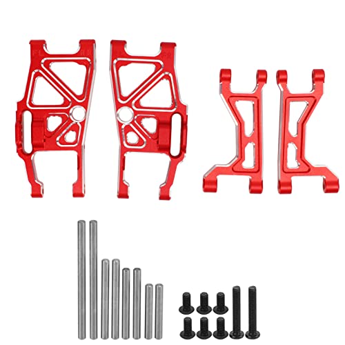 Aluminiumlegierung RC -Autoschwungarme Verbesserung der Leistung, die für Traxxas 1/10 Maxx 2.0 RC -Auto geeignet ist (Red) von EVTSCAN