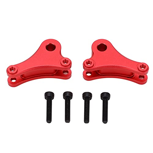 Aluminiumlegierung vorderen Rocker Arm -Upgrade Ersatz für Traxxas e revo vxl RC Car 1 Paar (Red) von EVTSCAN