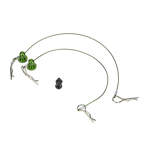 Anti Lost Body Shell Draht Clip -Stift mit Schraubenhalter für Traxxas 1/10 RC -Auto (Green) von EVTSCAN