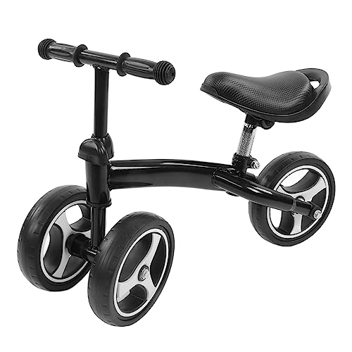 Baby Balance Bicycle Kleinkind Fahrrad Walker 3 1-6 Jahre Jungen Mädchen (Black) von EVTSCAN