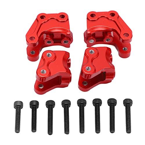 EVTSCAN 1/10 RC -Auto Aluminiumlegierung Legierung Stange Fester Code Rost Proof Wea Resistant Stange Stange Feste Code Simulation Kletterauto (Red) von EVTSCAN