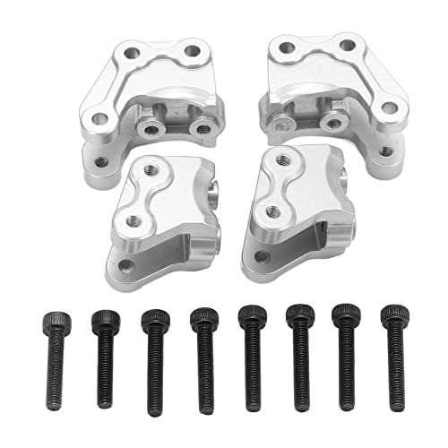 EVTSCAN 1/10 RC -Auto Aluminiumlegierung Legierung Stange Fester Code Rost Proof Wea Resistant Stange Stange Feste Code Simulation Kletterauto (Silver) von EVTSCAN