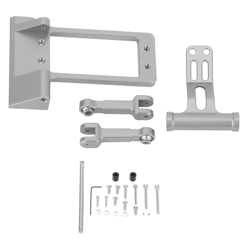 EVTSCAN 1/10 RC Servo Mount Aluminiumlegierung Hydrauliklenkungskit Verbesserte Kontrollkonstruktion für SCX10 III AR45P RC Car DIY -Teile (Du färbte) von EVTSCAN
