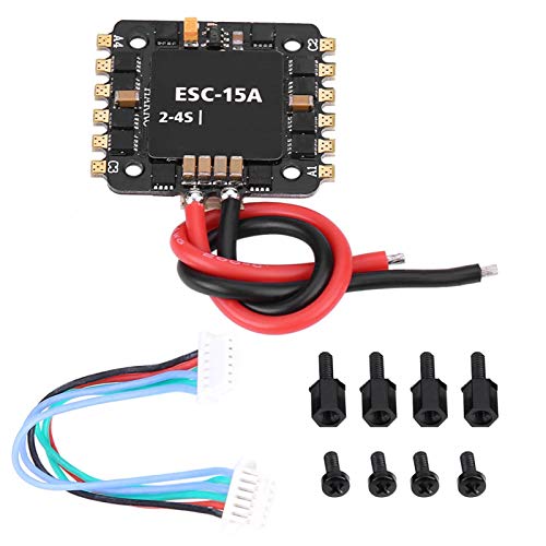 EVTSCAN 15A 4-in-1 ESC Mini elektronischer Geschwindigkeitsregler mit Filterkondensatoren für FPV RC Racing Drone Quadcopter EVTSCAN 15A 4-in-1 ESC Mini elektronischer Geschwindigkeitsregler mit Filterkondensatoren für FPV RC Racing Drone Quadcopter von EVTSCAN