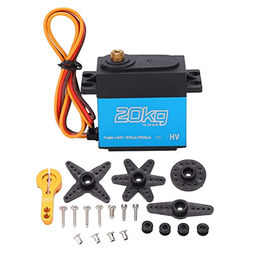 EVTSCAN 20 kg digitales Servo professioneller Hochtorsion RC -Auto -Servo mit 25 -m -Metall -Servo -Arm von EVTSCAN