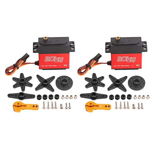 EVTSCAN 20 kg digitales Servo professioneller Hochtorsion RC -Auto -Servo mit Metallservo -Arm für 1/10 1/12 RC -Auto von EVTSCAN