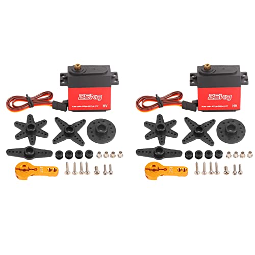 EVTSCAN 25 kg digitaler Hochtorsions -RC -Servo für Roboterboot rot EVTSCAN 25 kg digitaler Hochtorsions -RC -Servo für Roboterboot rot von EVTSCAN