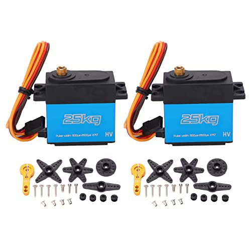 EVTSCAN 25 kg digitales Servo High Torsion Full Metal Gear RC Servo 270 Grad für RC -Auto von EVTSCAN