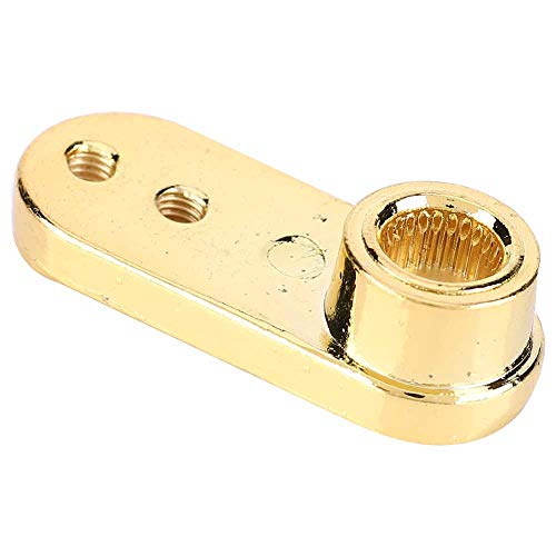 EVTSCAN 25t Lenksservo Arm -Upgrade -Teile CNC Bearbeitung Metall Hochwertiges exquisites Erscheinungsbild RC -Autozubehör (Gold) von EVTSCAN