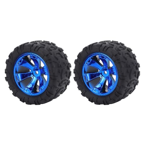 EVTSCAN 2PCS RC Autoreifen Abrieb Kunststoff Gummi Linkes Rad Reifen Set Ersatz für Wltoys 144018-3000 von EVTSCAN