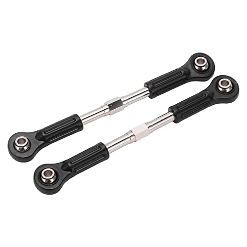 EVTSCAN 2pcs Set Metalllenkstange Stange Stange Hochleistung Hochleistungsuniverseller Legierung Ball S Design für 1/8 1/10 Fernbedienungssteuerautos Pickup Trucks SUV Schwarz Silber EVTSCAN 2pcs Set Metalllenkstange Stange Stange Hochleistung Hochleistungsuniverseller Legierung Ball S Design für 1/8 1/10 Fernbedienungssteuerautos Pickup Trucks SUV Schwarz Silber von EVTSCAN