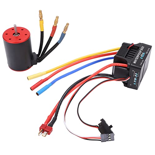 EVTSCAN 3650 3100 kV wasserdichte bürstenlose Motor 60A ESC Elektrische Gouverneur für 1/10 RC -Auto hohe Leistung von EVTSCAN