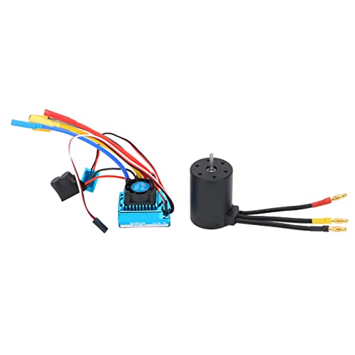 EVTSCAN 3650 3600KV bürstenloser ESC und 120A bürstenloser Motor tragbarer wasserdichtes RC -Auto Teil 1:10 1/8 RC -Auto von EVTSCAN