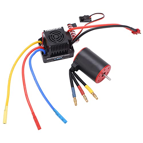 EVTSCAN 3650 4300KV bürstenloser Motor 80A ESC Elektrische Gouverneur Lange Linie für 1/8 1/10 RC -Auto wasserdichte Hochleistungs -Aluminiumlegierung Plastik EVTSCAN 3650 4300KV bürstenloser Motor 80A ESC Elektrische Gouverneur Lange Linie für 1/8 1/10 RC -Auto wasserdichte Hochleistungs -Aluminiumlegierung Plastik von EVTSCAN
