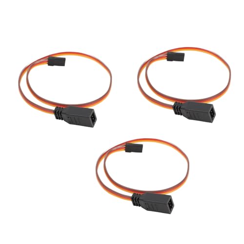 EVTSCAN 3pcs RC Servo -Verlängerungskabel Hochreinheit Draht Anti -Interferenz für kleine Drohnen und große Roboter geeignet von EVTSCAN