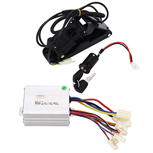 EVTSCAN 48 V 350W Pinselgeschwindigkeitsmotor -Umbau Controller -Kit mit Gaspedal -Elektrofahrradmotorrad von EVTSCAN