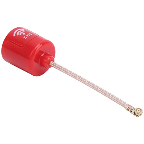 EVTSCAN 5,8 GHz RHCP -Antenne 2.8dbi hohe Verstärkung UFL -Schnittstelle Lange Luftteile für RC -Flugzeug FPV (Red) von EVTSCAN