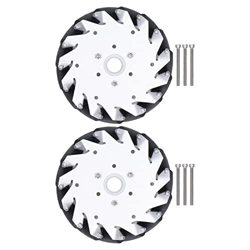 EVTSCAN 6 Zoll 152 mm Omni -Rad -Omni -Richtungsrad - Agile und stabile Bewegung für kleine Roboter (Left) von EVTSCAN