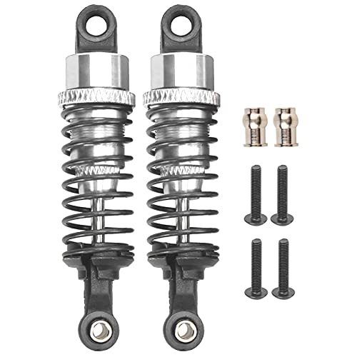 EVTSCAN 65 mm Aluminiumlegierung RC Federdämpfer Stoßdämpfer Fit Slash 2WD RC -Autos (Silver) von EVTSCAN
