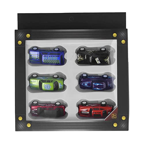 EVTSCAN 6pcs Zinklegierung ziehen Autos Spielzeug für über 3 Jahre alte Kinder EIN realistisches Rennwagen -Model -Model -Spielzeug zurück von EVTSCAN