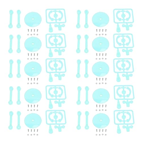 EVTSCAN Aktionsständer Kunststoff -Displayhalter Mini Puppenmodell unterstützen robuste Einflüsse für Anime -Figuren Anzeige (Transparent Green) von EVTSCAN