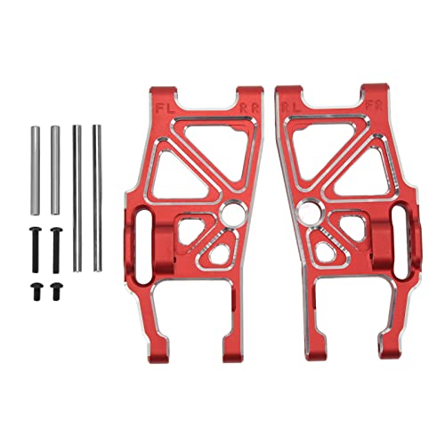 EVTSCAN Alloy Suspension Arm Set Lightweight Stable Performance for RC Cars (Red) von EVTSCAN