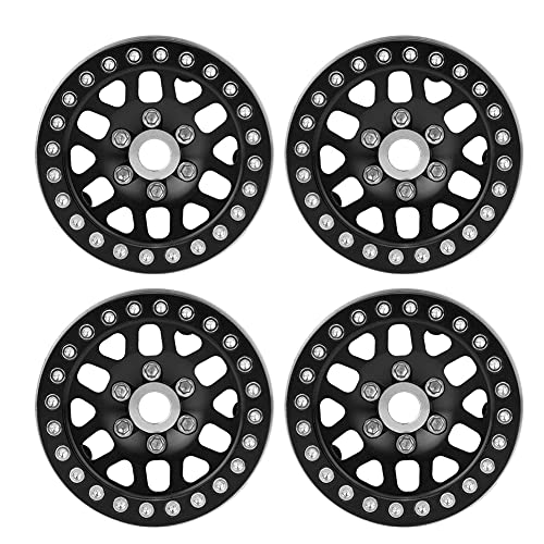 EVTSCAN Aluminiumlegierrad -Rad -Hub -Zubehör -Teile Langlebige Design fit D90 4 1/10 RC -Auto (Black) von EVTSCAN