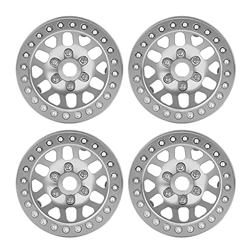 EVTSCAN Aluminiumlegierrad -Rad -Hub -Zubehör -Teile Langlebige Design fit D90 4 1/10 RC -Auto (Silver) von EVTSCAN