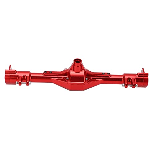 EVTSCAN Aluminiumlegierung Achsgehäuse eingerichtet Upgrade Cool Look losi Super Baja Rey 2.0 1/6 RC Car Bridge (Red) von EVTSCAN