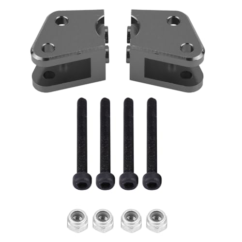 EVTSCAN Aluminiumlegierung CNC Processed Pull Rod Sitz Upgrade für Axial Rock Racer (AX80070T Stone Grey) von EVTSCAN