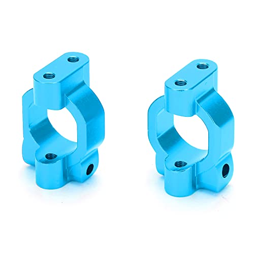 EVTSCAN Aluminiumlegierung Caster Blocks Upgrade -Teile für WLTOYS 104001 RC -Auto robust (Blue) von EVTSCAN