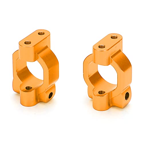 EVTSCAN Aluminiumlegierung Caster Blocks Upgrade -Teile für WLTOYS 104001 RC -Auto robust (Gold) von EVTSCAN