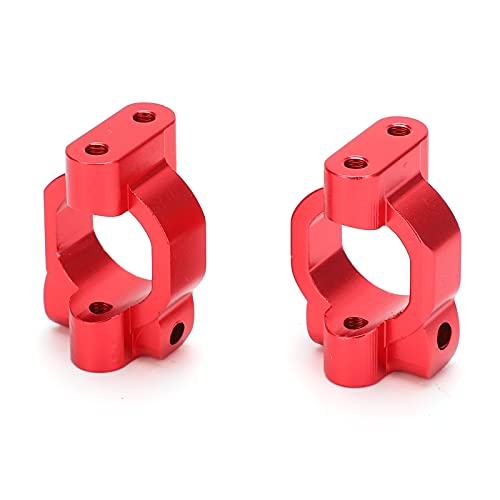 EVTSCAN Aluminiumlegierung Caster Blocks Upgrade -Teile für WLTOYS 104001 RC -Auto robust (Red) von EVTSCAN