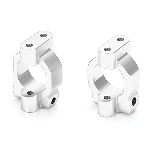 EVTSCAN Aluminiumlegierung Caster Blocks Upgrade -Teile für WLTOYS 104001 RC -Auto robust (Silver) von EVTSCAN