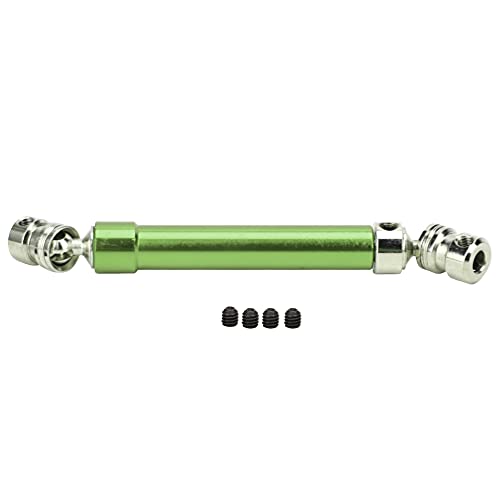 EVTSCAN Aluminiumlegierung Einstellbarer Sechskantantriebswelle -Zubehör für 1/10 RC -Auto Crawler Truck Hop hoch (Green) von EVTSCAN