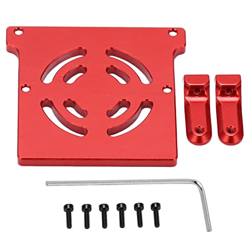 EVTSCAN Aluminiumlegierung Empfangs -Rack -Halterung RC -Auto -Upgrade -Teile für axiale SCX24 1/24 RC -Auto (Red) von EVTSCAN