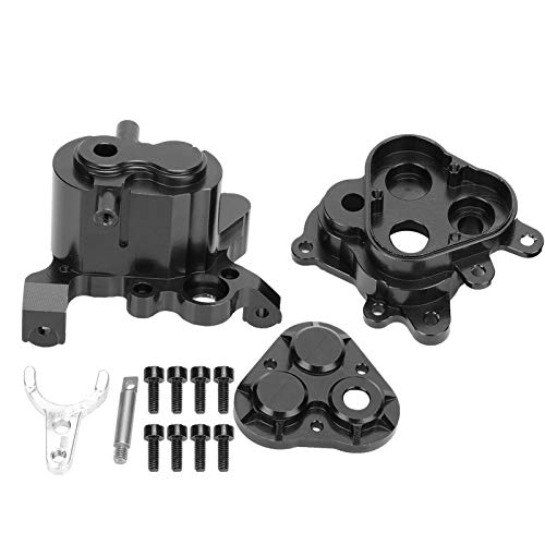 EVTSCAN Aluminiumlegierung-Getriebegehäuse-Ersatzsimulation RC-Auto (Black) von EVTSCAN