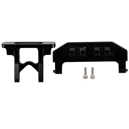 EVTSCAN Aluminiumlegierung Heckbörsenhülle Anschlusshalterung RC Car High Stable und Upgrade -Teil für axiale SCX24 90081 1/24 RC -Autos (Black) von EVTSCAN