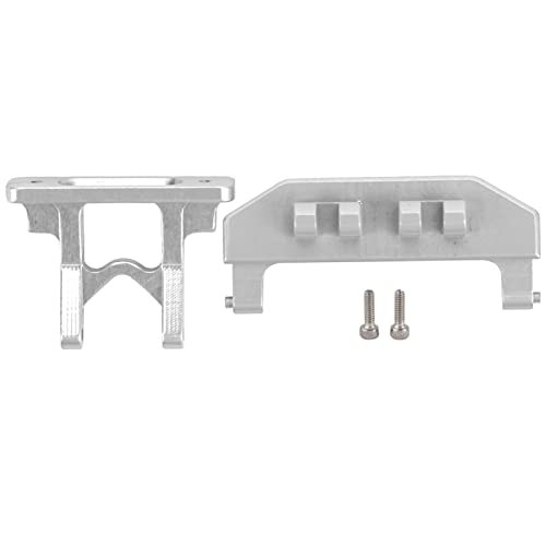 EVTSCAN Aluminiumlegierung Heckbörsenhülle Anschlusshalterung RC Car High Stable und Upgrade -Teil für axiale SCX24 90081 1/24 RC -Autos (Silver) von EVTSCAN