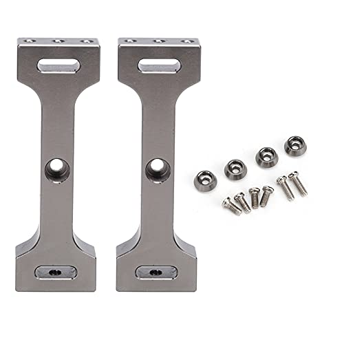 EVTSCAN Aluminiumlegierung Heckmontage Upgrade-Kit für MN D90 MN-99 MN-91 FJ-45 RC-LKW (Titanium MN-011T) von EVTSCAN